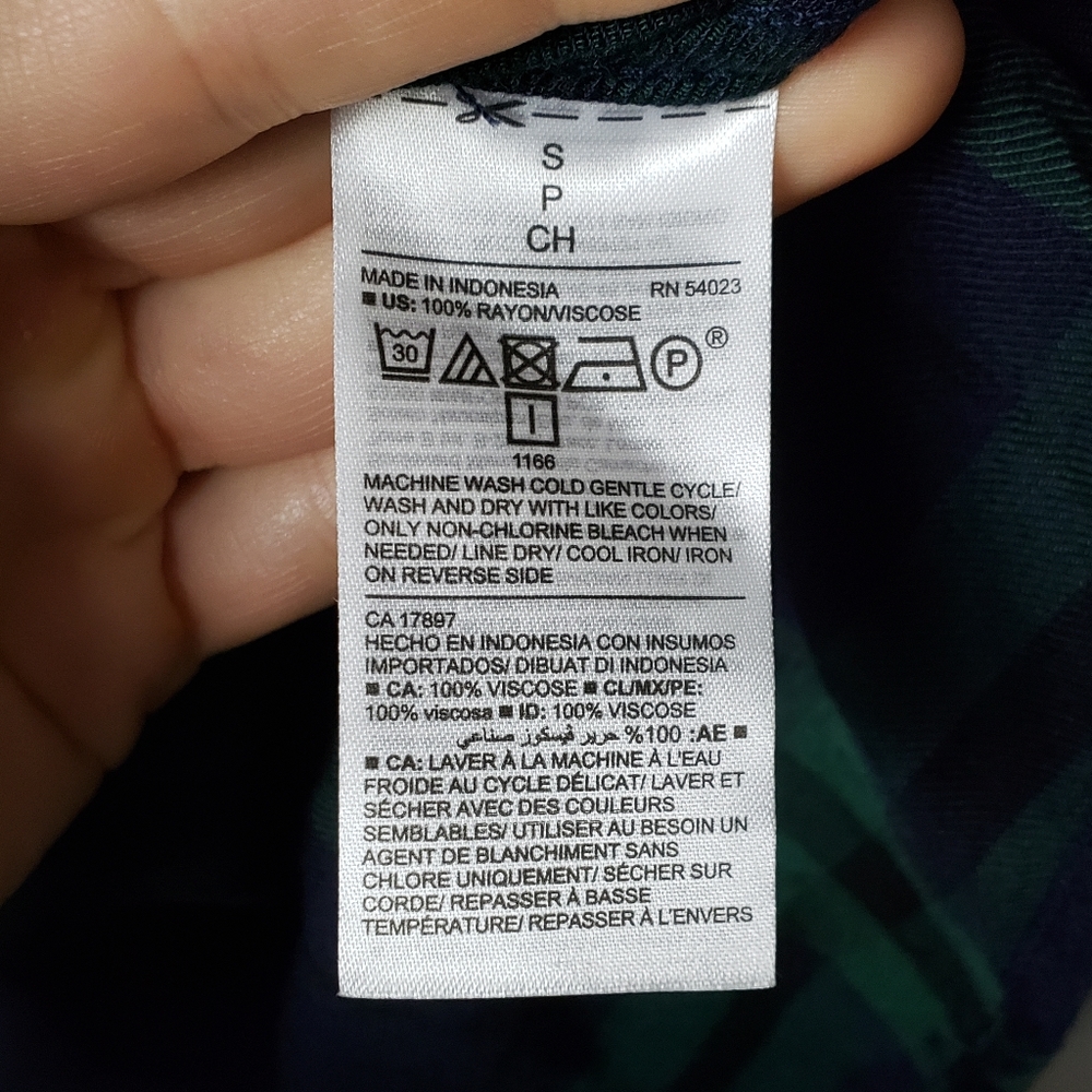 Old Navy Plaid Swing Dress NWOT - Picture 5 of 5